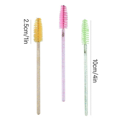 150 Pcs Disposable Mascara Wands, Crystal Eyelash Brush Mascara Applicator Spoolies Makeup Brushes Tools Kits for Eyelash Extension, Eyebrow, Eye Lash (Mix 1) Health & Beauty > Personal Care > Cosmetics > Cosmetic Tools > Makeup Tools Lainrrew   