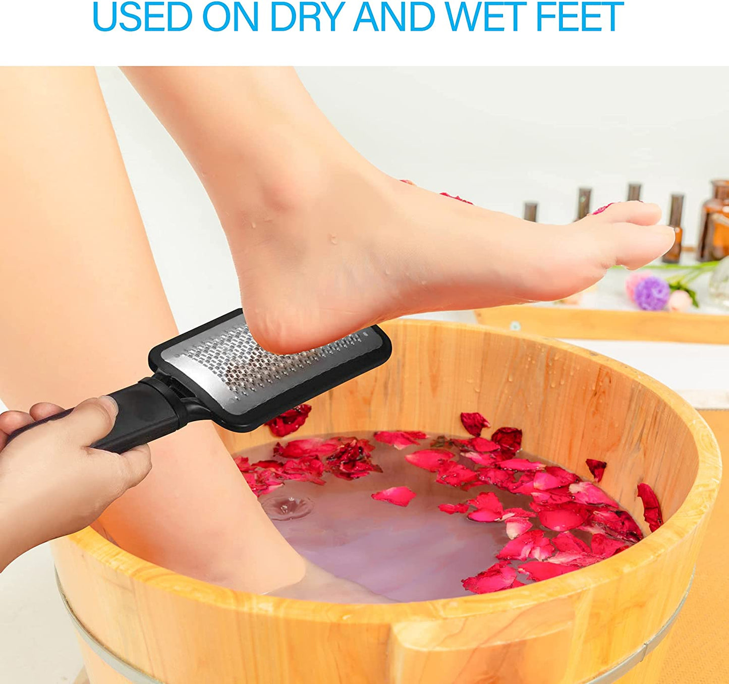 Pedicure Foot File Foot Rasp and Callus Remover, Professional Foot Care to Removes Hard Skin, Colossal Surgical Grade Stainless Steel File, Suitable for Wet and Dry Feet (10 Inch) Health & Beauty > Personal Care > Foot Care Hucutbs   
