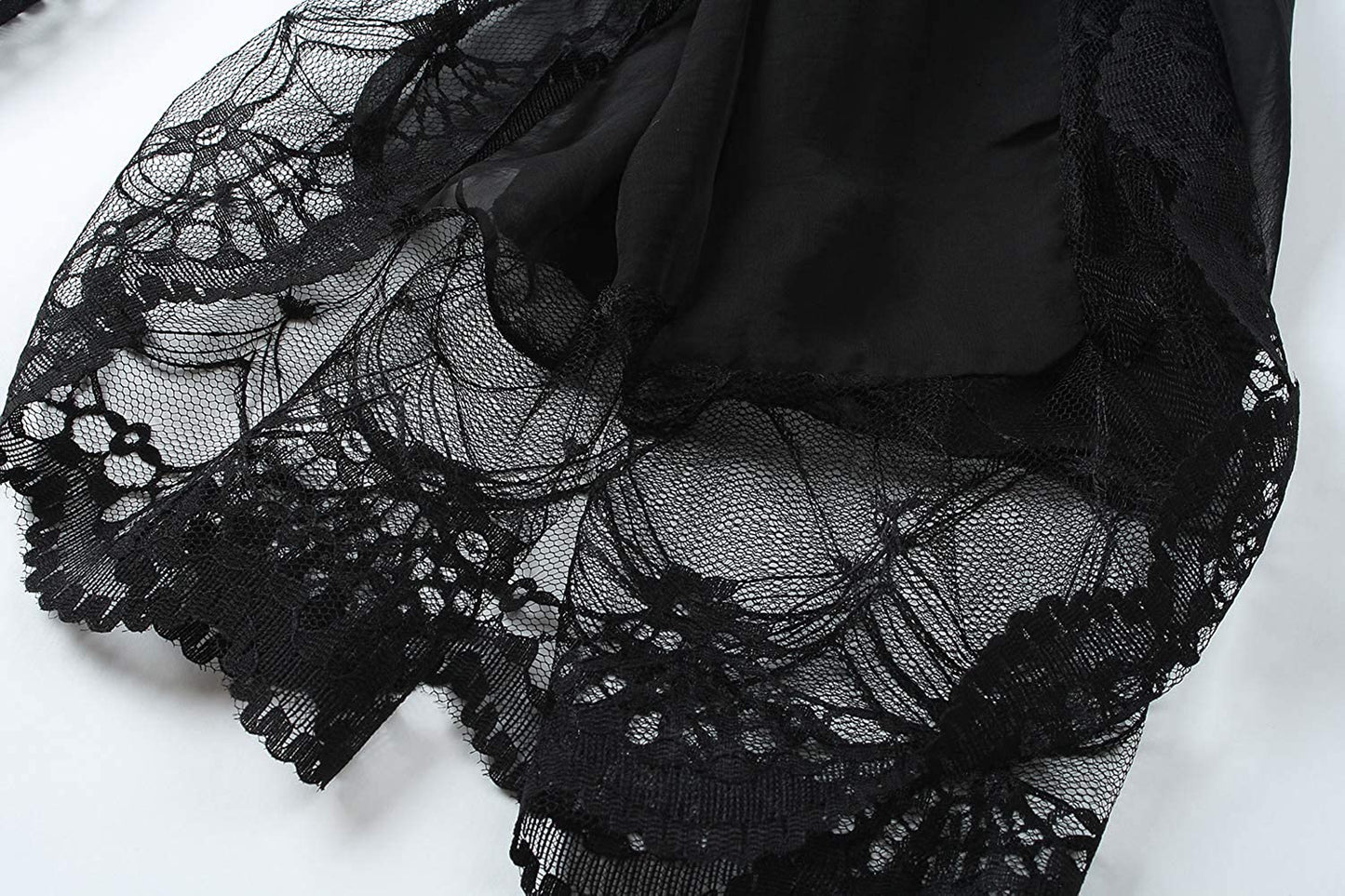Corciova Fashion Chiffon Long Women Lace Scarf Lightweight Hunter Pashmina Shawl Apparel & Accessories > Clothing Accessories > Scarves & Shawls corciova   