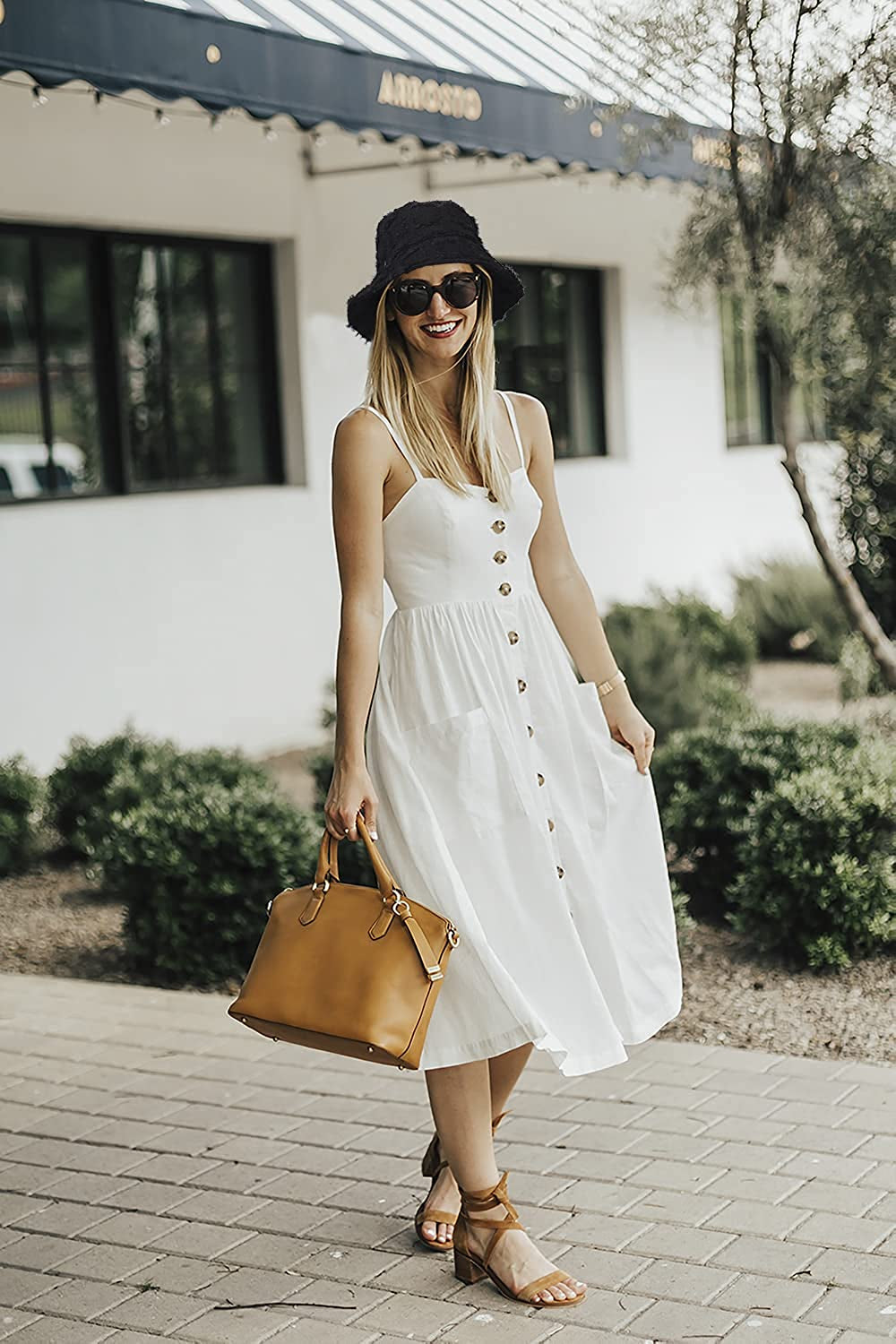 HZEYN Sun Hats for Women Summer Casual Frayed Bucket Hat Beach Vacation Travel Accessories UPF 50+ Apparel & Accessories > Clothing Accessories > Hats HZEYN   