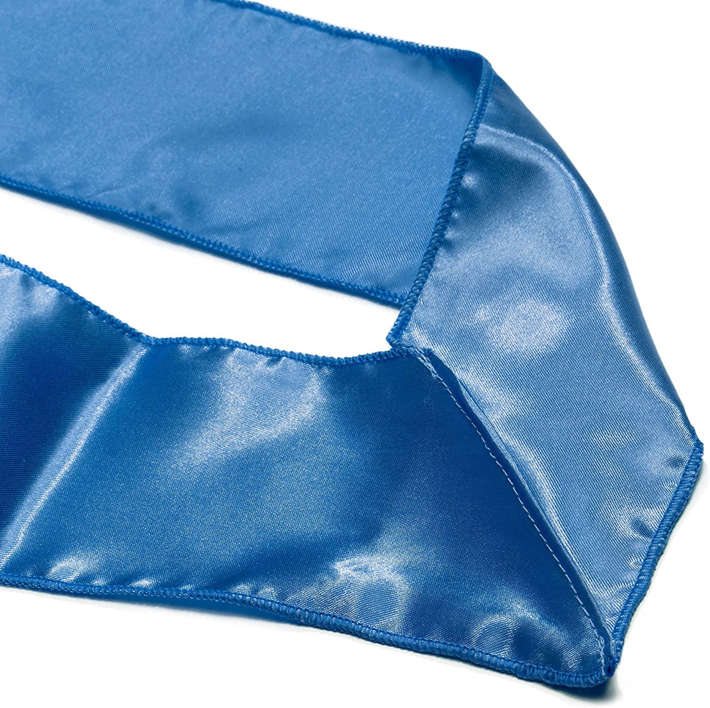 Blue Prom Court Sash, Gold Imprint, Pack of 2 Apparel & Accessories > Clothing Accessories > Sashes Anderson's   