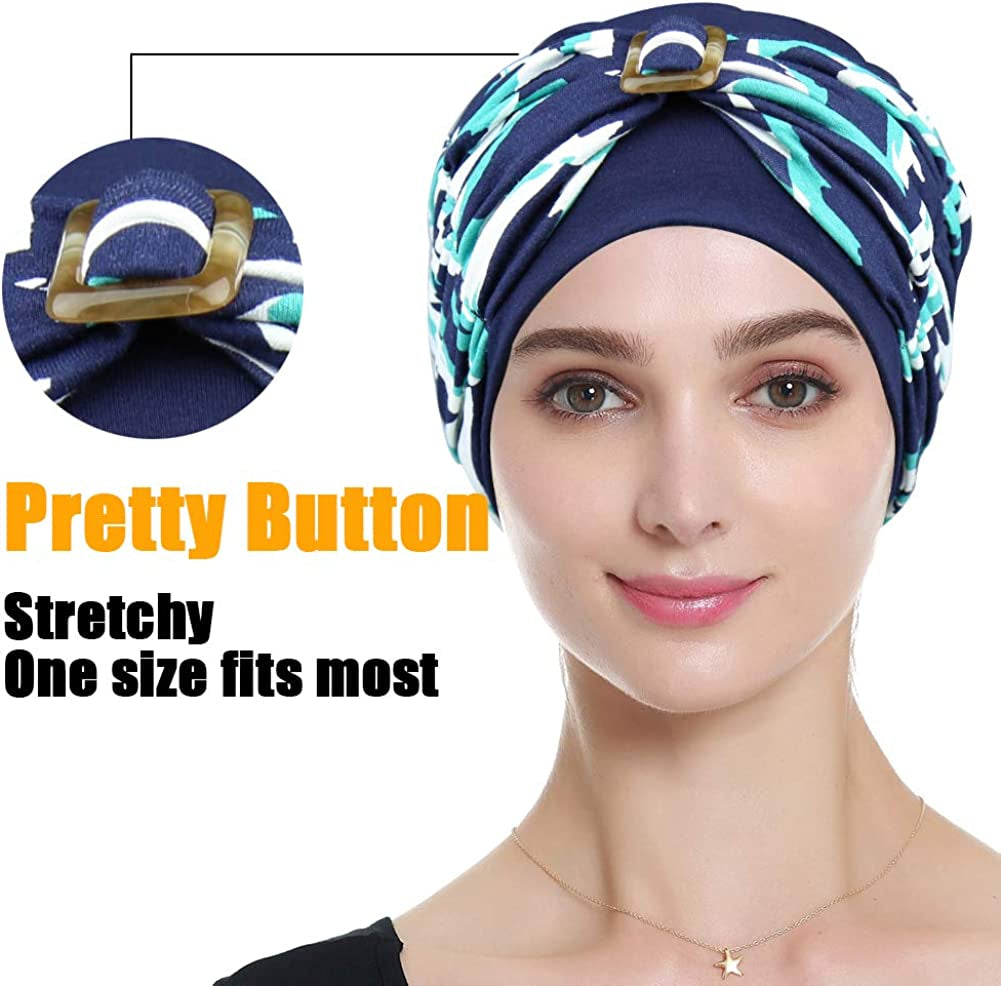 Chemo Turban Headwear Spring Summer Beanie Hats for Women – Soft, Stylish, Warm Apparel & Accessories > Clothing Accessories > Headwear KYLIE MAX   