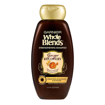 Garnier Hair Care Whole Blends Ginger Recovery Strengthening Shampoo and Conditioner with Ginger and Golden Honey Extracts, for Weak, Brittle Hair, Paraben Free 44 Fl Oz Health & Beauty > Personal Care > Hair Care Garnier Shampoo 1 Count 12.5 Fl Oz