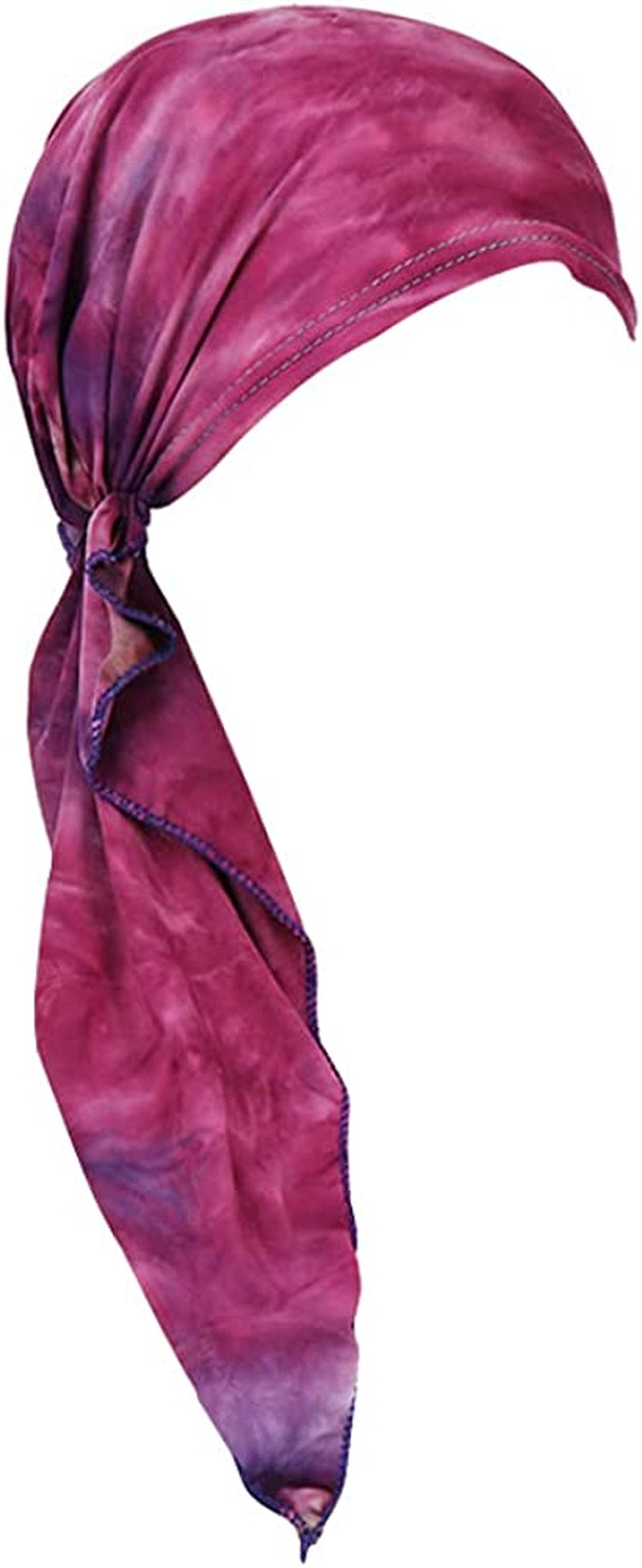 Fxhixiy Pre-Tied Bandana Turban Hat Chemo Cancer Headscarf Headwraps Headwear for Women Hair Cover Hat Apparel & Accessories > Clothing Accessories > Bandanas & Headties Fxhixiy Rose Red  