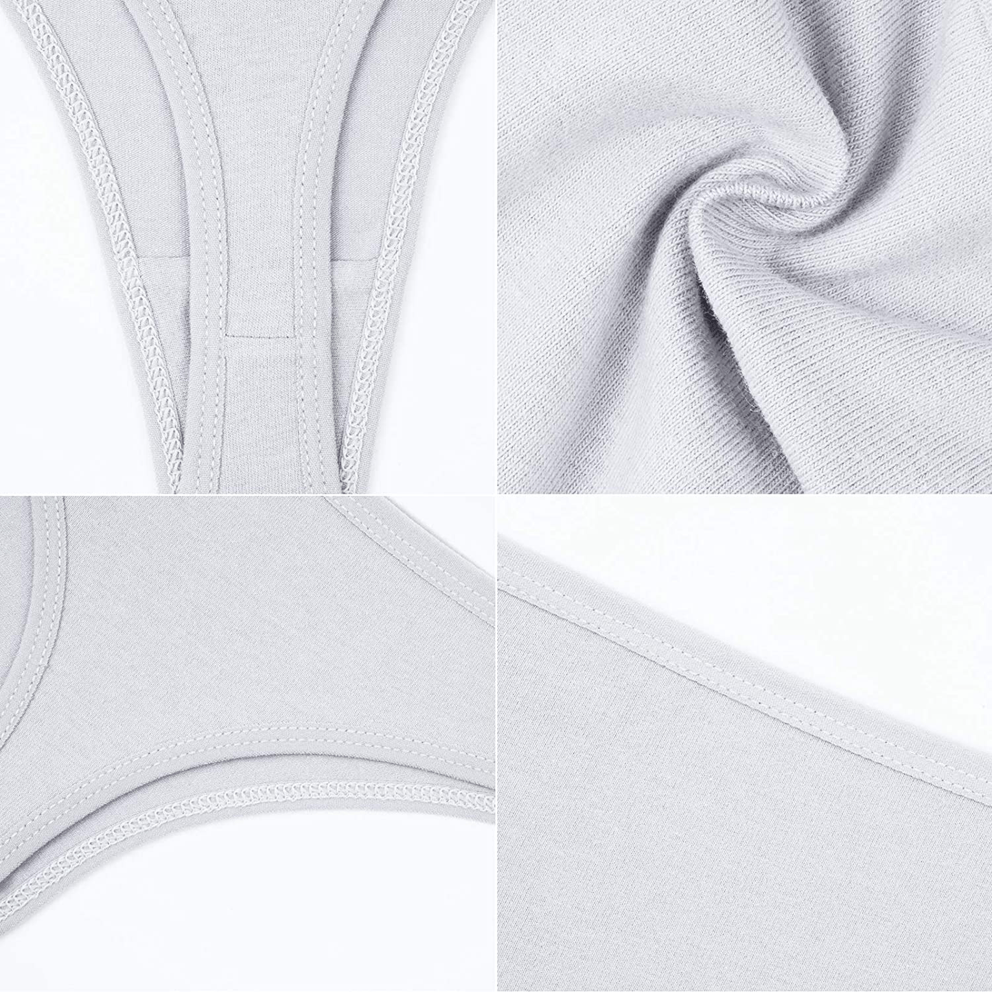 16 Pack Women's Cotton Thongs Underwear Breathable Bikini Panties Apparel & Accessories > Clothing > Underwear & Socks > Underwear Sunm Boutique   