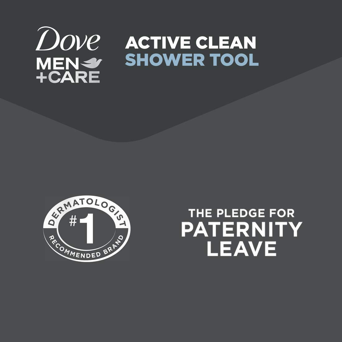 Dove Men+Care Shower Tool for Stronger, Healthy-Feeling Skin Active Clean Scrubs and Exfoliates for a Deeper Clean with Body Wash, 4 Count Health & Beauty > Personal Care > Cosmetics > Cosmetic Tools > Skin Care Tools DOVE MEN + CARE   
