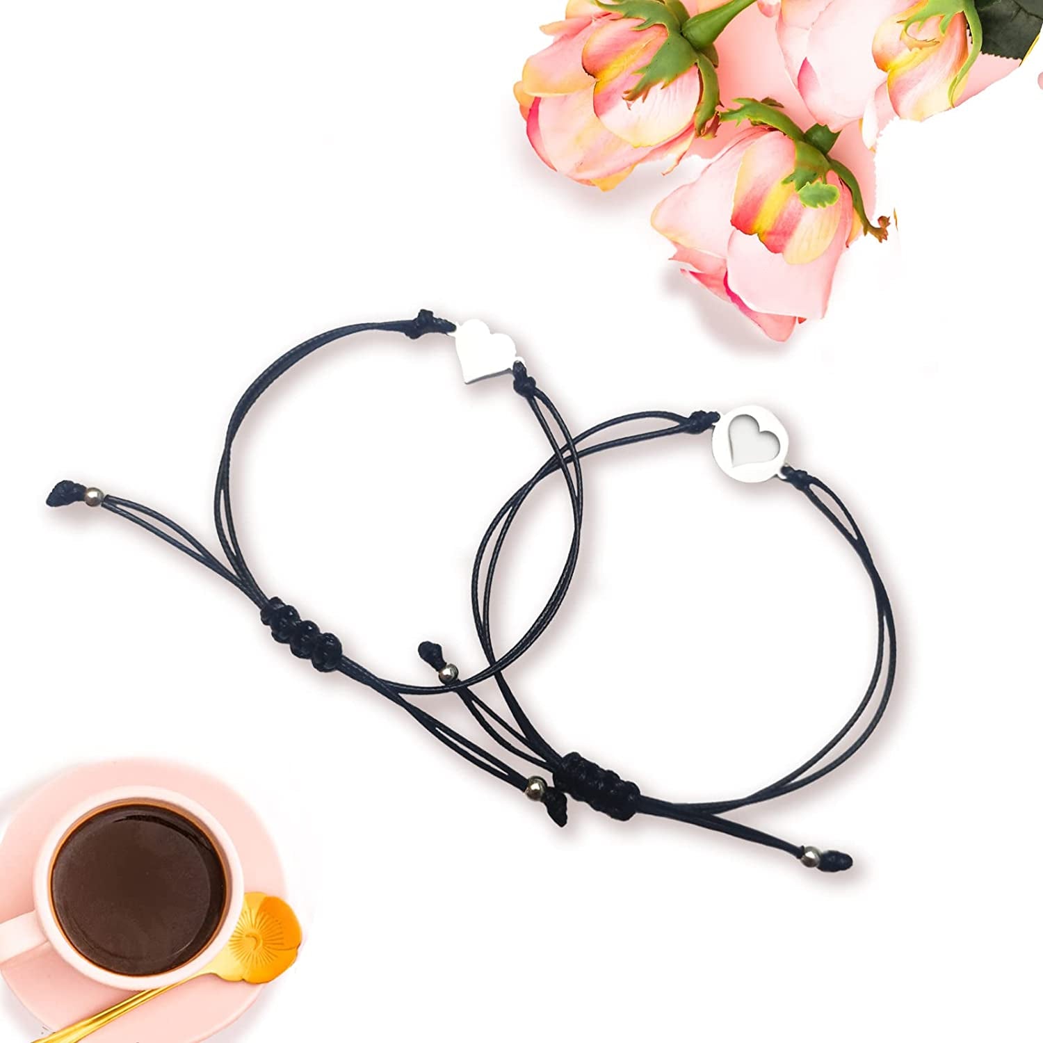 Cute Mothers Day Gifts from Daughter, Mother Daughter Bracelets with Gift Card, Mother and Daughter Matching Heart Wish Bracelets… Apparel & Accessories > Jewelry > Bracelets Ziwenhu   
