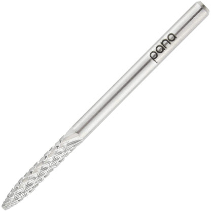 Premium PANA 3/32" Cuticle Clean Nail Carbide Bit for Professional, Nail Salon, Nail Trimmer, under Nail Cleaner, Electric Drill Machine, Manicure Tools (Silver-Snake Head, Fine) Health & Beauty > Personal Care > Cosmetics > Cosmetic Tools > Nail Tools PANA Silver-UNC Medium 