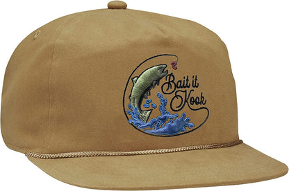 Coal Field Vintage Rope Strapback Hat Apparel & Accessories > Clothing Accessories > Headwear Coal Light Brown  