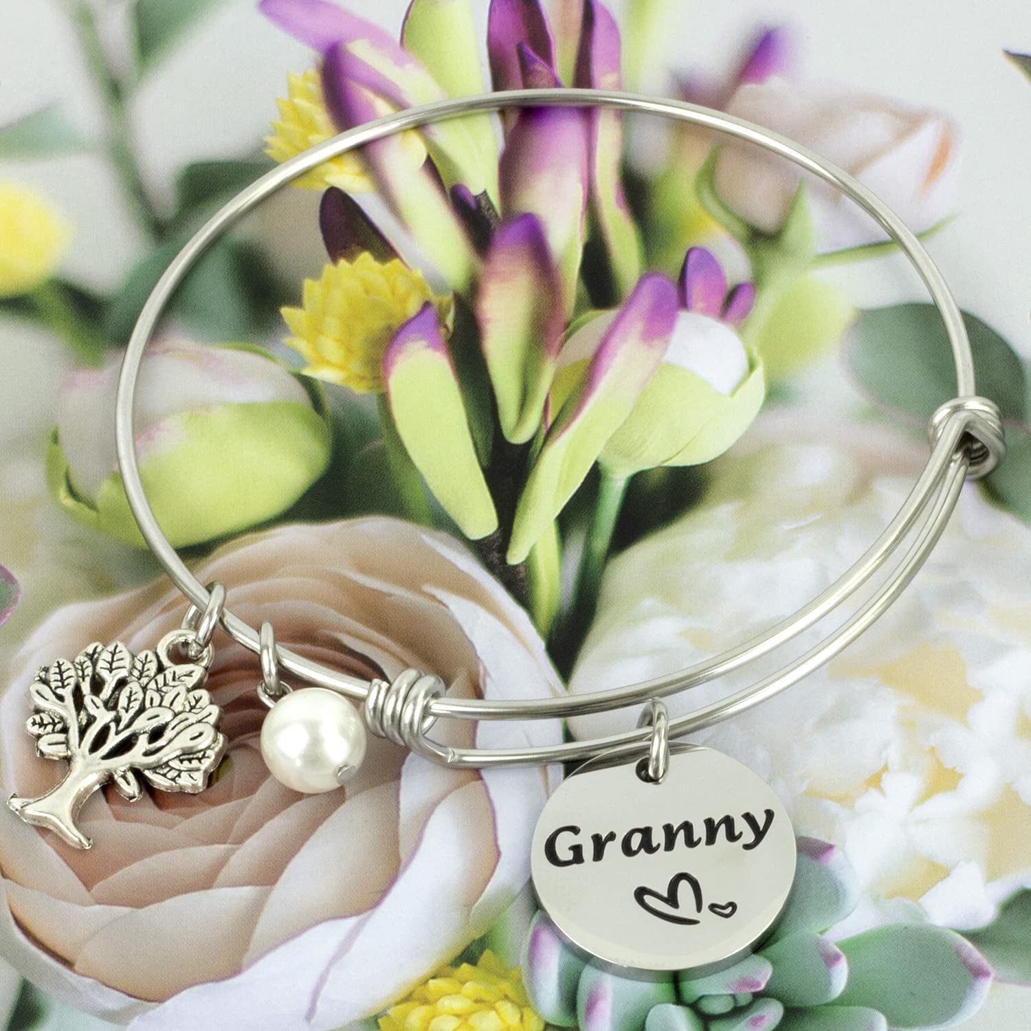 Hutimy Granny Gifts Bracelet for Women Jewelry for Granny Bangle Bracelets Jwelry Best Gift for Granny Bracelet Apparel & Accessories > Jewelry > Bracelets Hutimy Jewelry   