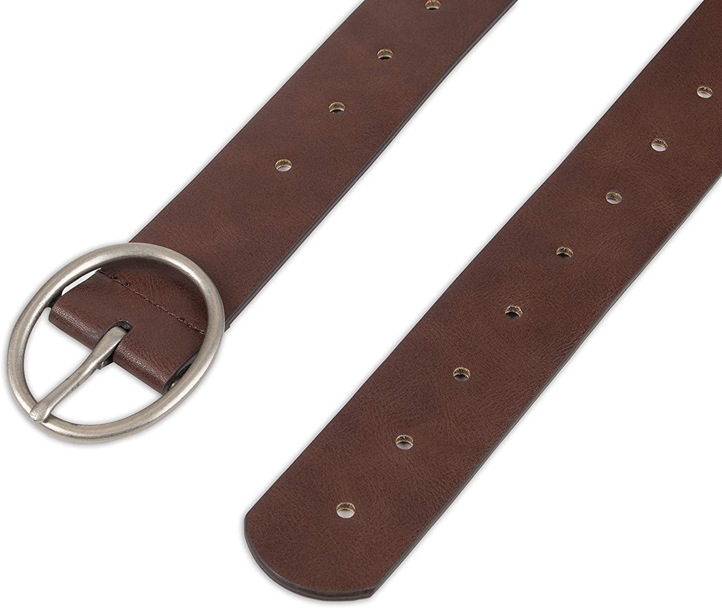 Essentials Women'S Casual Skinny Jean Belt with Single Prong Buckle Apparel & Accessories > Clothing Accessories > Belts KYLIE MAX   