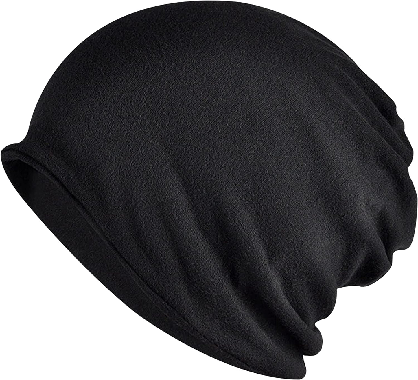 ELLEWIN Cotton Slouchy Beanie Hip-Hop Soft Lightweight Running Beanie Adult Dwarf Hats Chemo Cap for Men Women Apparel & Accessories > Clothing Accessories > Headwear Does Not Apply   