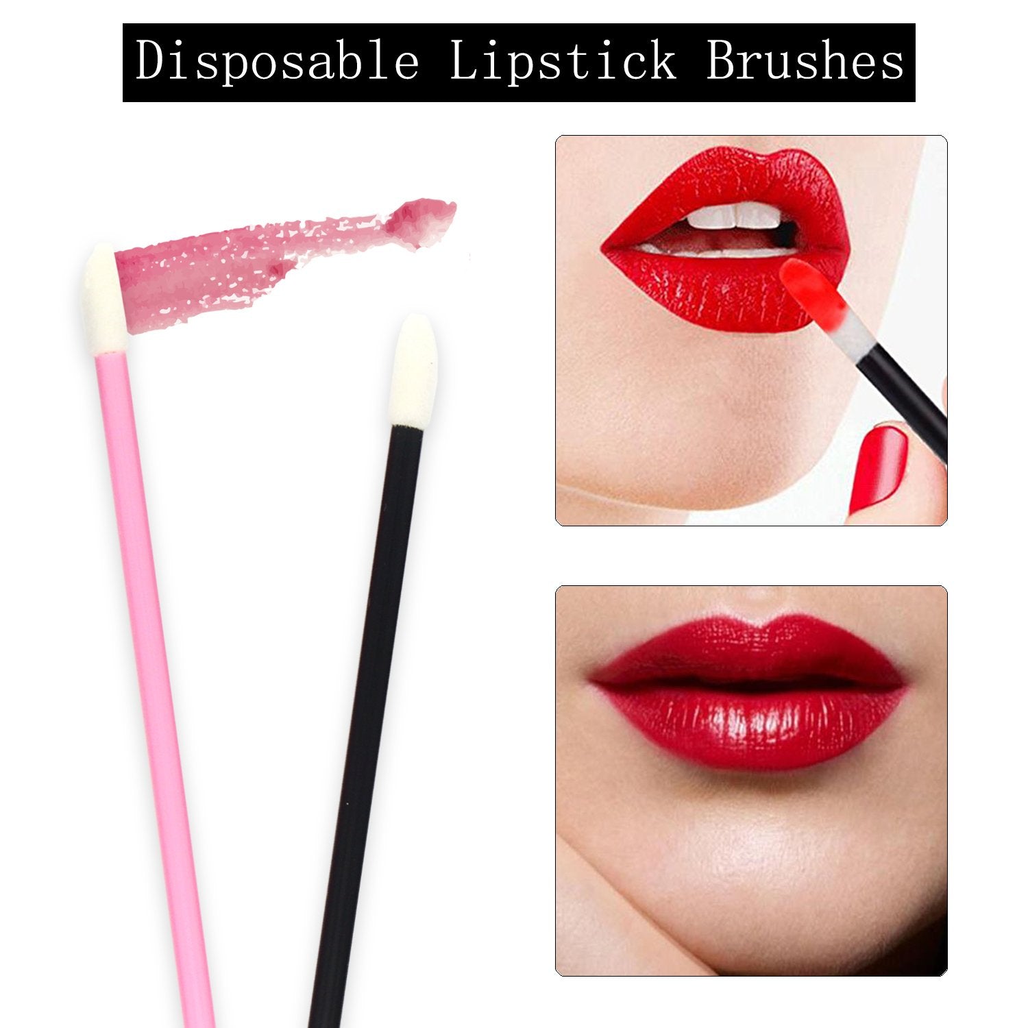 JIULORY 302PCS Disposable Makeup Applicators,Mascara Wands & Lipstick Applicators & Disposable Eyeliner Applicators & No Bend Random Color Hair Clips for Women,Makeup Applicators Tool Kits Health & Beauty > Personal Care > Cosmetics > Cosmetic Tools > Makeup Tools Jiulory   