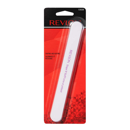 Nail Buffer by Revlon, Shape 'N' Buff Nail File & Buffer, Nail Care Tool, All-In-One Shaping & Buffing, Easy to Use, 1 Count (Pack of 1) Health & Beauty > Personal Care > Cosmetics > Cosmetic Tools > Nail Tools REVLON   