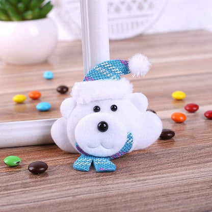 16Pcs Flashing Christmas Brooch Pins Light up Badge Pins Santa Snowman Elk Glitter Brooch Jewelry 2020 Gift for Holiday Party Supplies