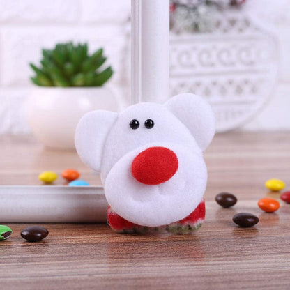 16Pcs Flashing Christmas Brooch Pins Light up Badge Pins Santa Snowman Elk Glitter Brooch Jewelry 2020 Gift for Holiday Party Supplies