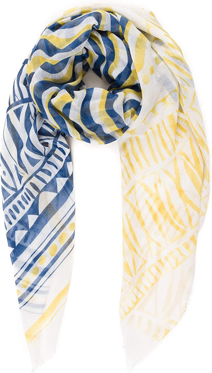 Scarf for Women Lightweight Geometric Fashion Spring Fall Winter Scarves Shawl Wraps Apparel & Accessories > Clothing Accessories > Scarves & Shawls MELIFLUOS DESIGNED IN SPAIN   