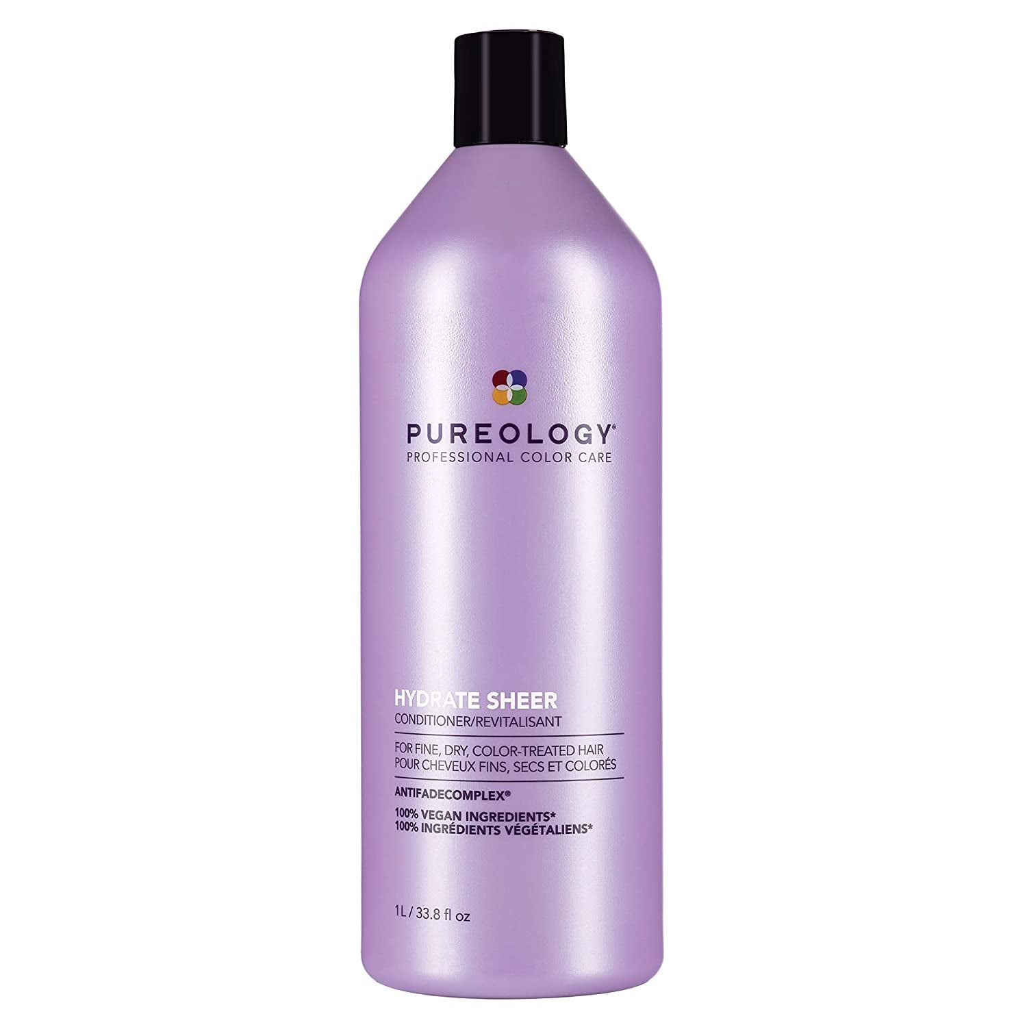 Pureology Hydrate Sheer Nourishing Conditioner | for Fine, Dry Color Treated Hair | Sulfate-Free | Vegan Health & Beauty > Personal Care > Hair Care Pureology 33.8 Fl Oz (Pack of 1)  