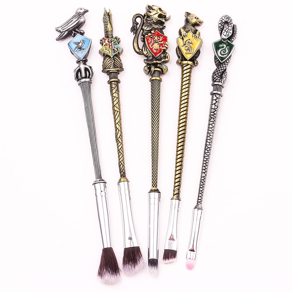 Wand Potter Makeup Brushes with Gift Bag for Makeup 5Pcs Magic Eye Shadow Eyeliner Blending Pencil Lip Brush Beauty Tools Health & Beauty > Personal Care > Cosmetics > Cosmetic Tools > Makeup Tools HORIK   