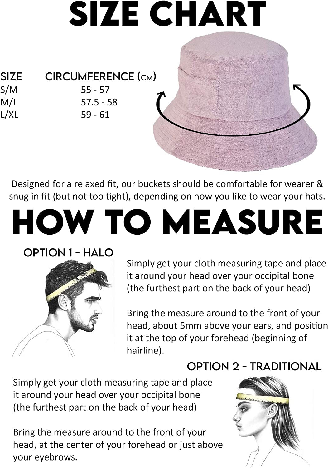 Lack of Color Women'S Wave Terrycloth Bucket Hat Apparel & Accessories > Clothing Accessories > Hats Lack of Color   