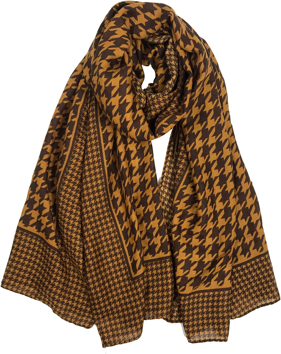 FINIZO Women'S Scarves Lady Light Soft Fashion Solid Scarf Wrap Shawl for All Season Apparel & Accessories > Clothing Accessories > Scarves & Shawls FINIZO 24-dark Brown  