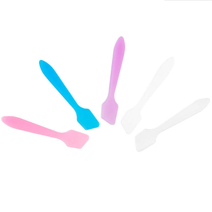 Goiio 100 PCS Cosmetic Spatula, 3.2'' Disposable Plastic Makeup Tools Spoon for Mixing and Sampling (Multi-Color) Health & Beauty > Personal Care > Cosmetics > Cosmetic Tools > Skin Care Tools Goiio   