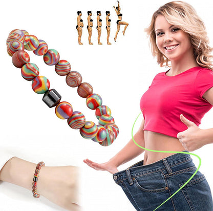 Black Slimming Bracelet Anklet Adjustable Drainage Bracelet Anklet Healing Crystal Stones Bracelet Chakra Energy Protection Gift Apparel & Accessories > Jewelry > Anklets Generic   