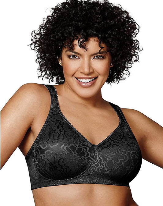 18 Hour Ultimate Lift & Support Wirefree Bra (4745B) Black / 36B