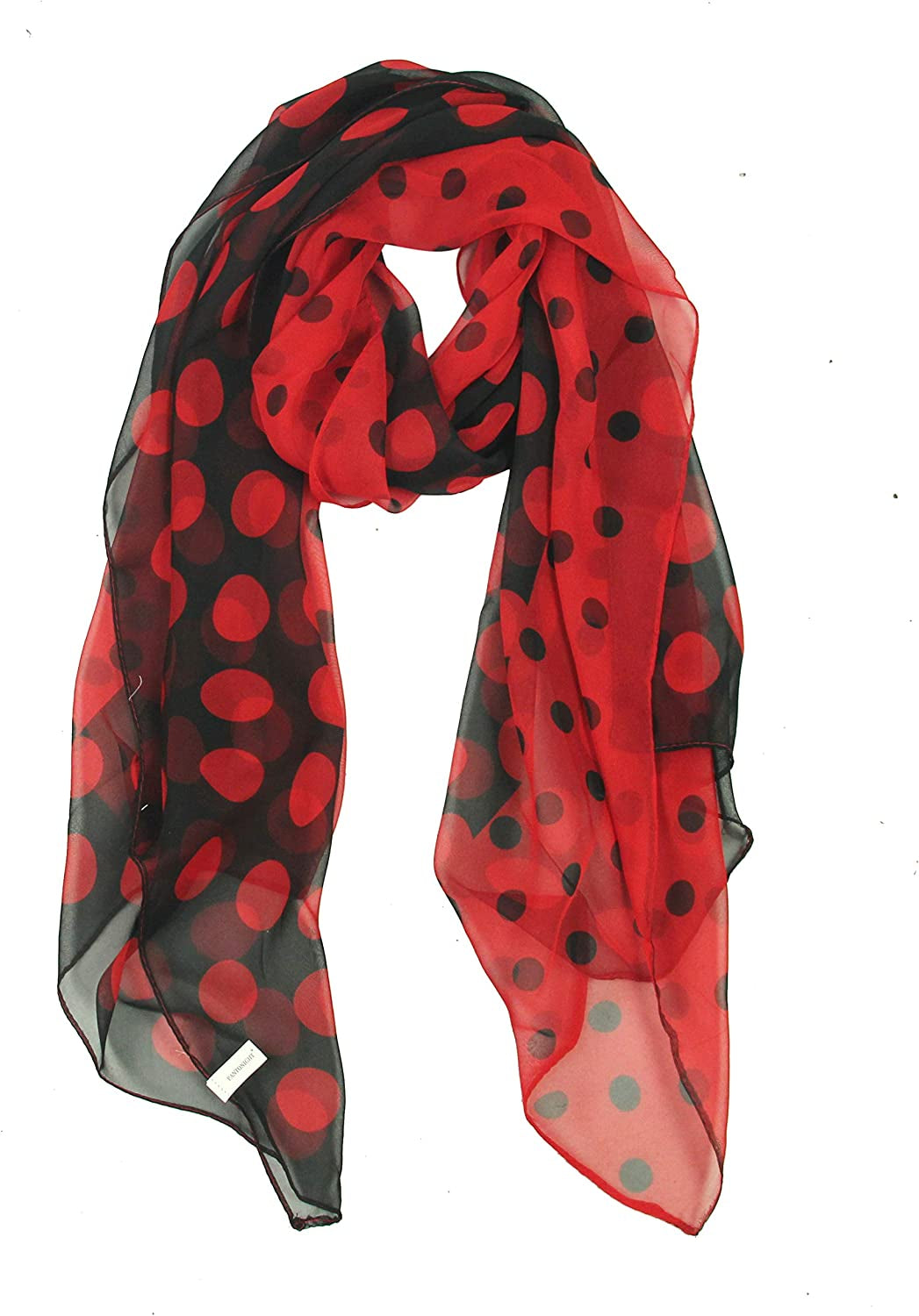 Long Chiffon Fashion Scarf - Pantonight Lightweight Chiffon Sheer for Women Apparel & Accessories > Clothing Accessories > Scarves & Shawls PANTONIGHT No..723  