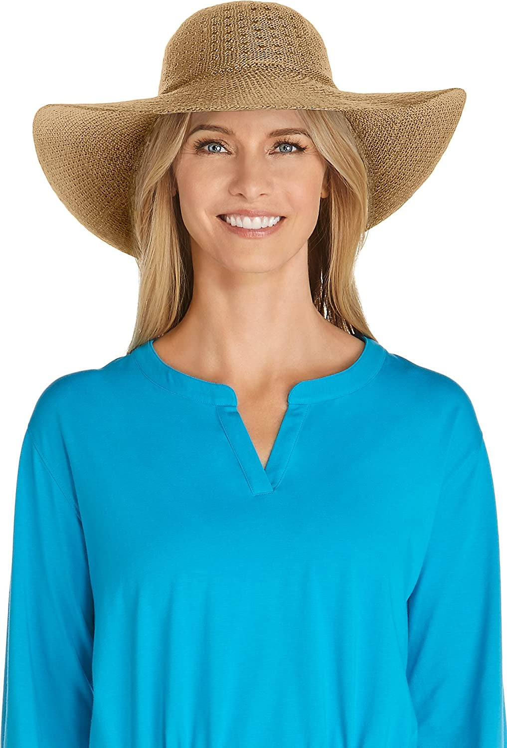 Coolibar UPF 50+ Women'S Perla Packable Wide Brim Hat - Sun Protective Apparel & Accessories > Clothing Accessories > Hats Coolibar Tan One Size 