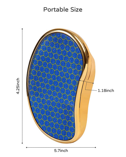 Foot Scrubber Callus Remover File, Best Glass Feet Scrubber Tool, Foot Rasp with Nano-Level Grinding Points Foot Care Pedicure Tool for Dead Skin Removal Cracking on Both Wet and Dry Feet, Ideal Gift Health & Beauty > Personal Care > Foot Care Aumuko   