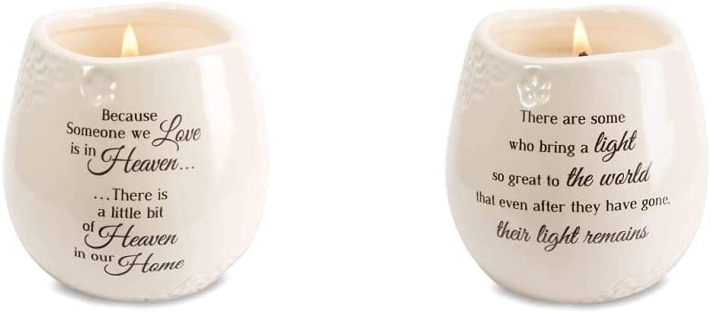 19177 in Memory of Loved One Ceramic Soy Wax Candle 8 Oz Candle + Soy Wax Candle 19176
