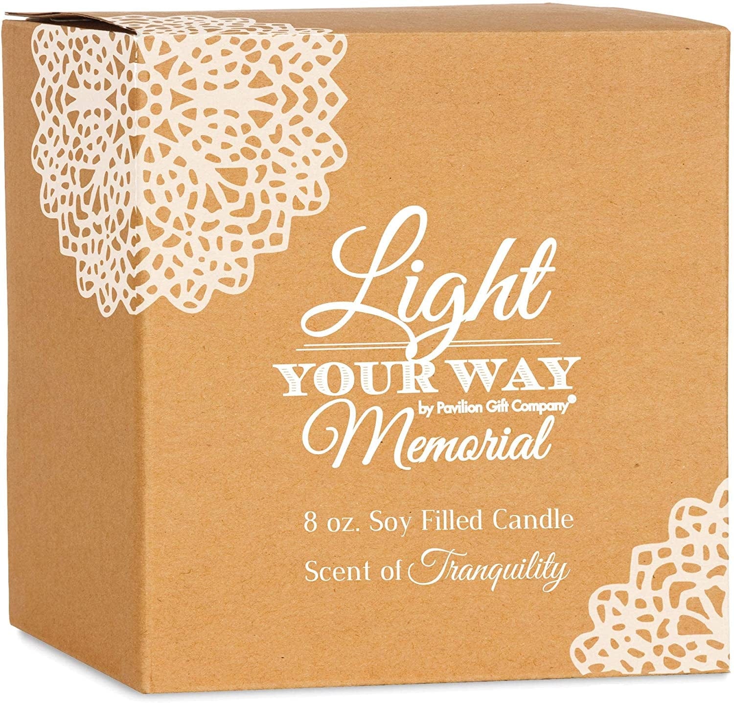 19177 in Memory of Loved One Ceramic Soy Wax Candle 8 Oz