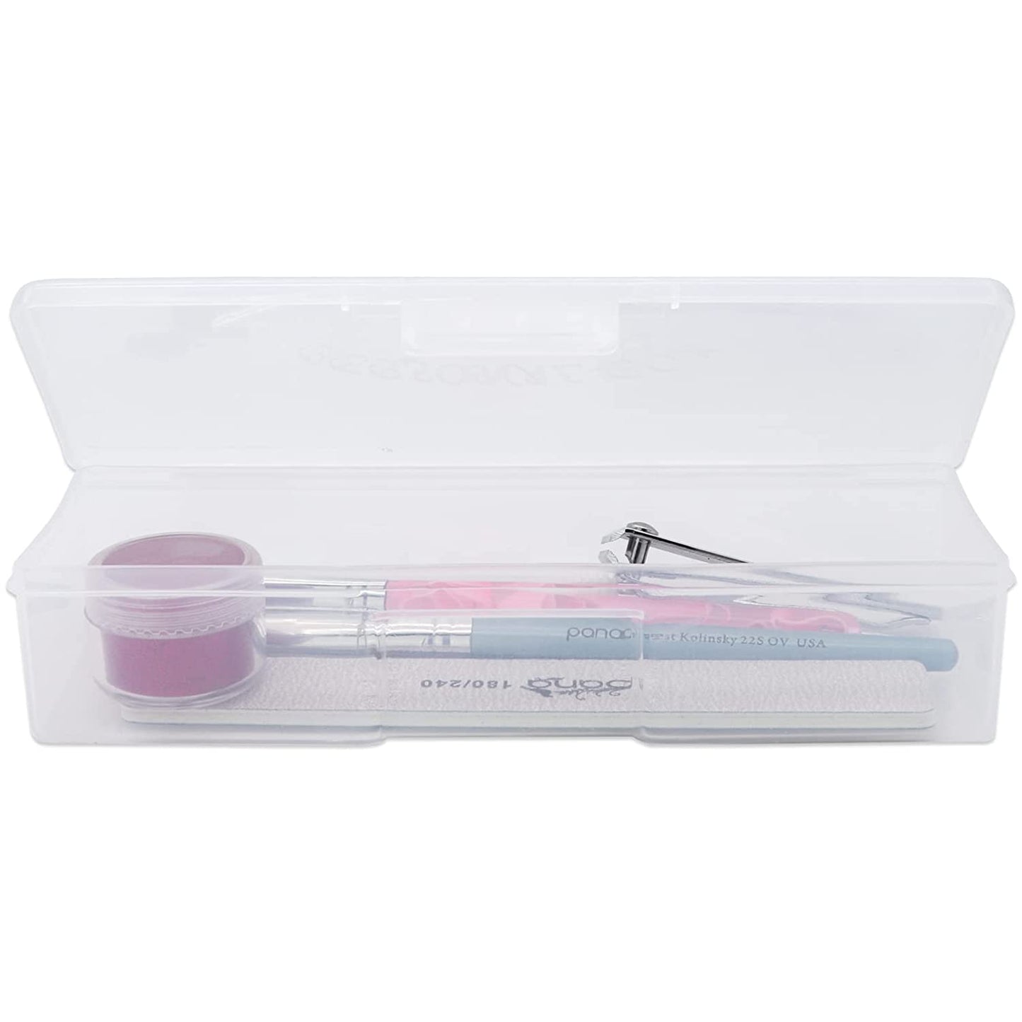 Beauticom Personal Box Storage Case for Professional Manicurist Nails Pedicure (Large Size) (4 Pieces Mix Color, Mix Color: Pink, Blue, Frosted, Purple) Health & Beauty > Personal Care > Cosmetics > Cosmetic Tools > Nail Tools Beauticom   