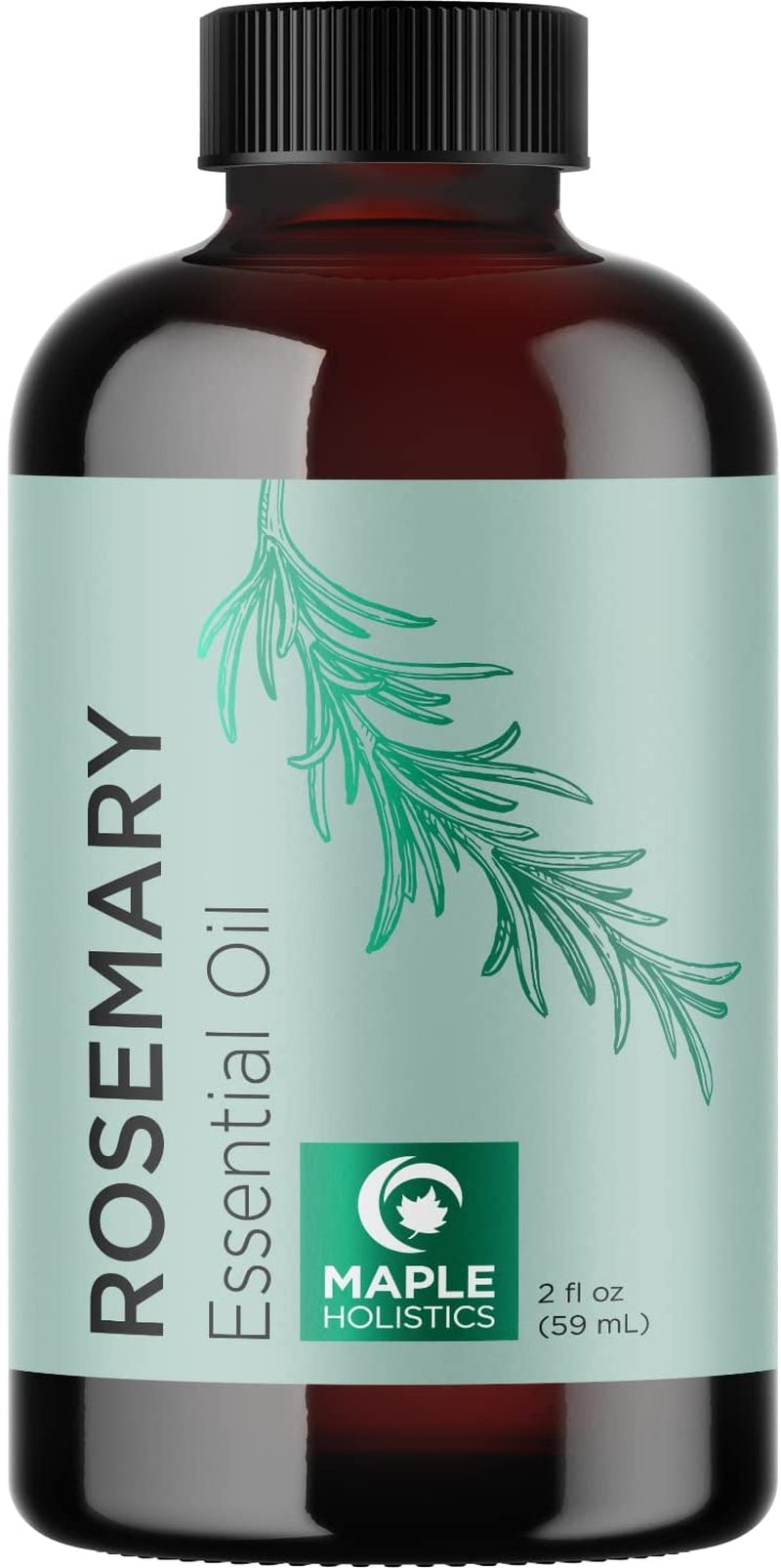 Pure Rosemary Oil for Hair Care - Volumizing Aromatherapy Rosemary Essential Oil for Diffuser plus Hair Skin and Nail Care - Nourishing Rosemary Hair Oil for Enhanced Shine and Dry Scalp Care 2Oz Health & Beauty > Personal Care > Hair Care Maple Holistics Rosemary 2 Fl Oz (Pack of 1) 