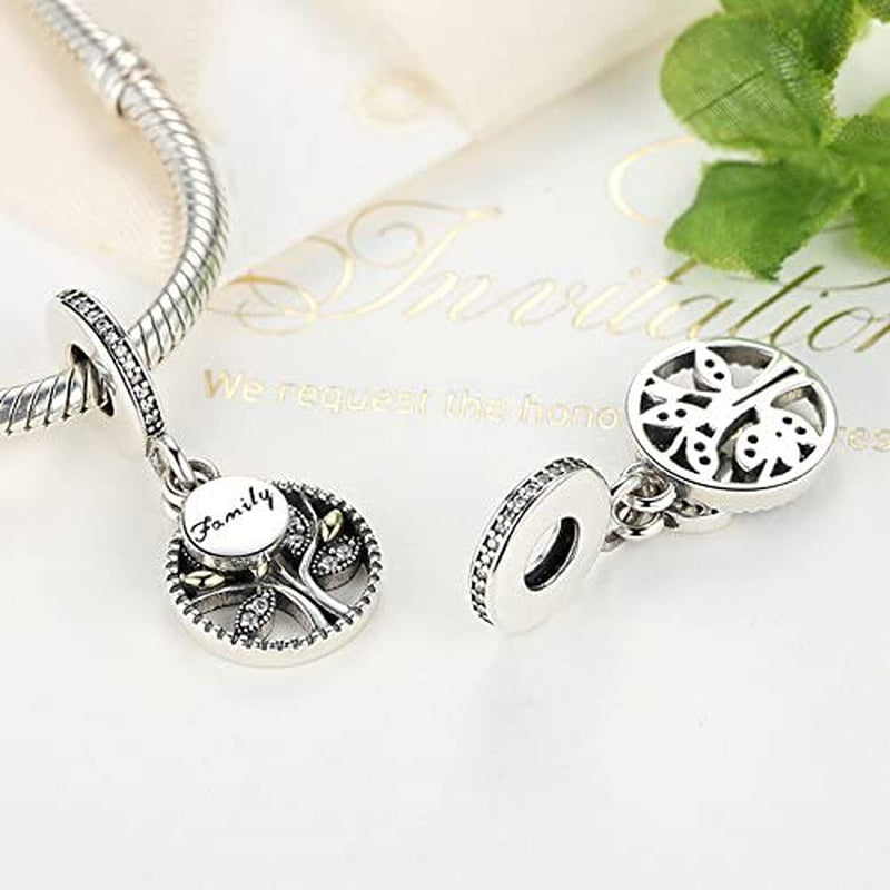 Everbling Nature Tree of Life Leaves Poetic Blooms Daisy Flower 925 Sterling Silver Bead Fits European Charm Bracelet Apparel & Accessories > Jewelry > Bracelets Everbling   