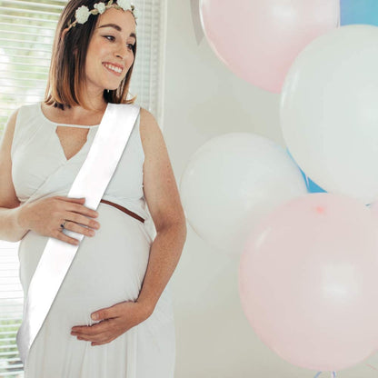 Blank White Satin Sash 6 Pack - Make Your Own Party, Pageant or Party Sash for Parades, Party, Pageants, Baby Showers, Bachelorette Parties (6 Pack Satin White Sashes) Apparel & Accessories > Clothing Accessories > Sashes Jade Ibis   