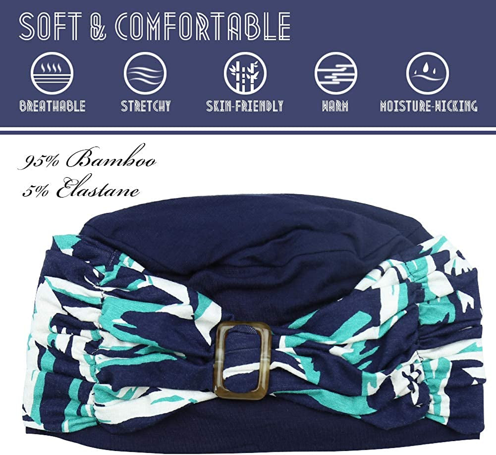 Chemo Turban Headwear Spring Summer Beanie Hats for Women – Soft, Stylish, Warm Apparel & Accessories > Clothing Accessories > Headwear KYLIE MAX   
