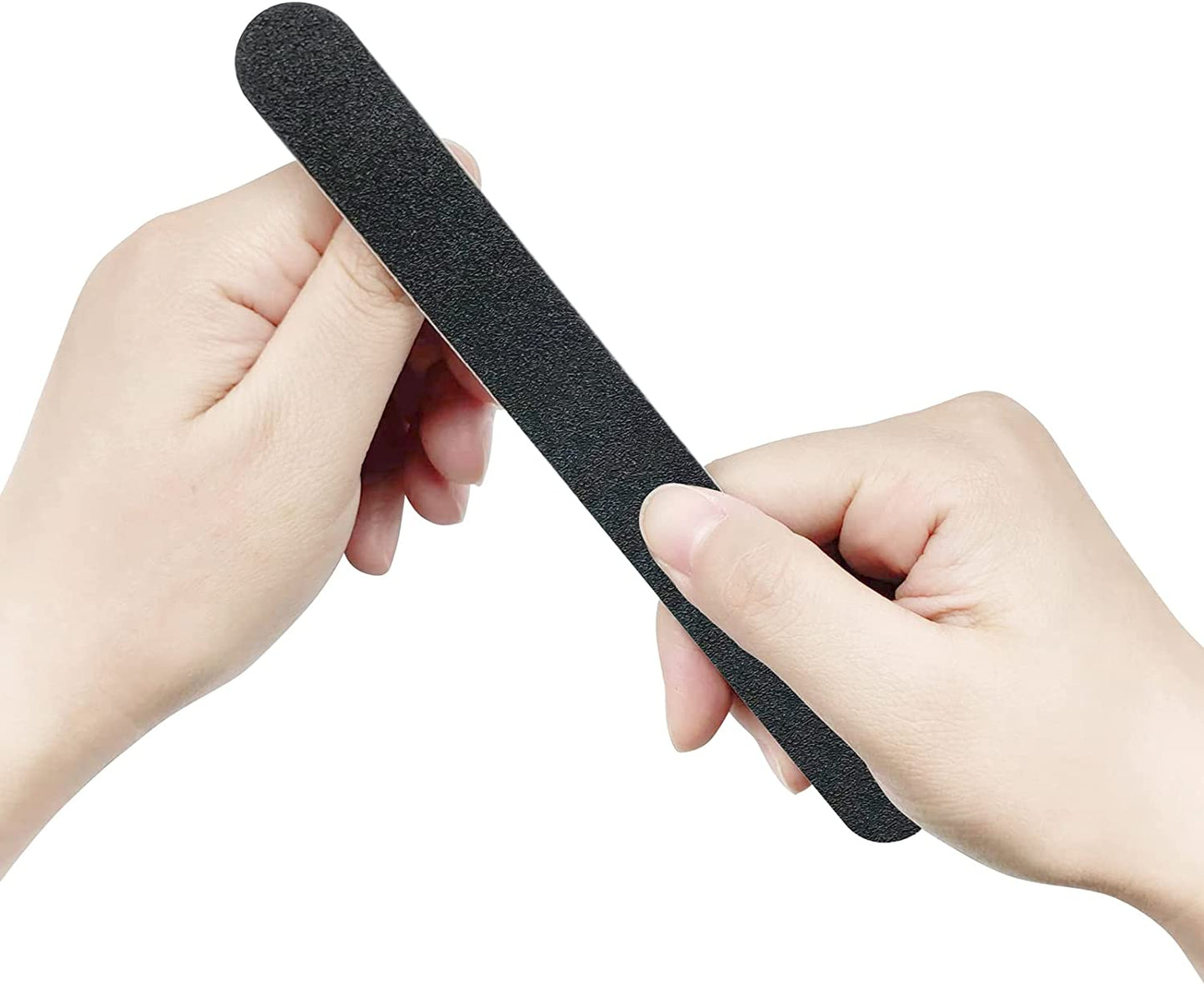 Nail File 10 PCS Professional Double Sided 100/180 Grit Nail Files Emery Board Black Manicure Pedicure Tool and Nail Buffering Files Health & Beauty > Personal Care > Cosmetics > Cosmetic Tools > Nail Tools HeeYaa   
