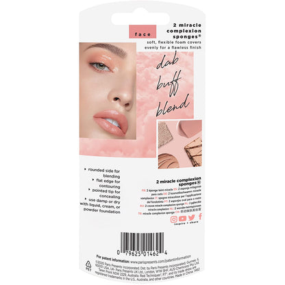 Real Techniques Miracle Complexion Sponge, Beauty Sponge for Makeup Blending & Foundation Application, Full Coverage, Streak-Free Professional Makeup Tool, Cruelty Free, Vegan, Latex Free, 2 Count Health & Beauty > Personal Care > Cosmetics > Cosmetic Tools > Makeup Tools Real Techniques   