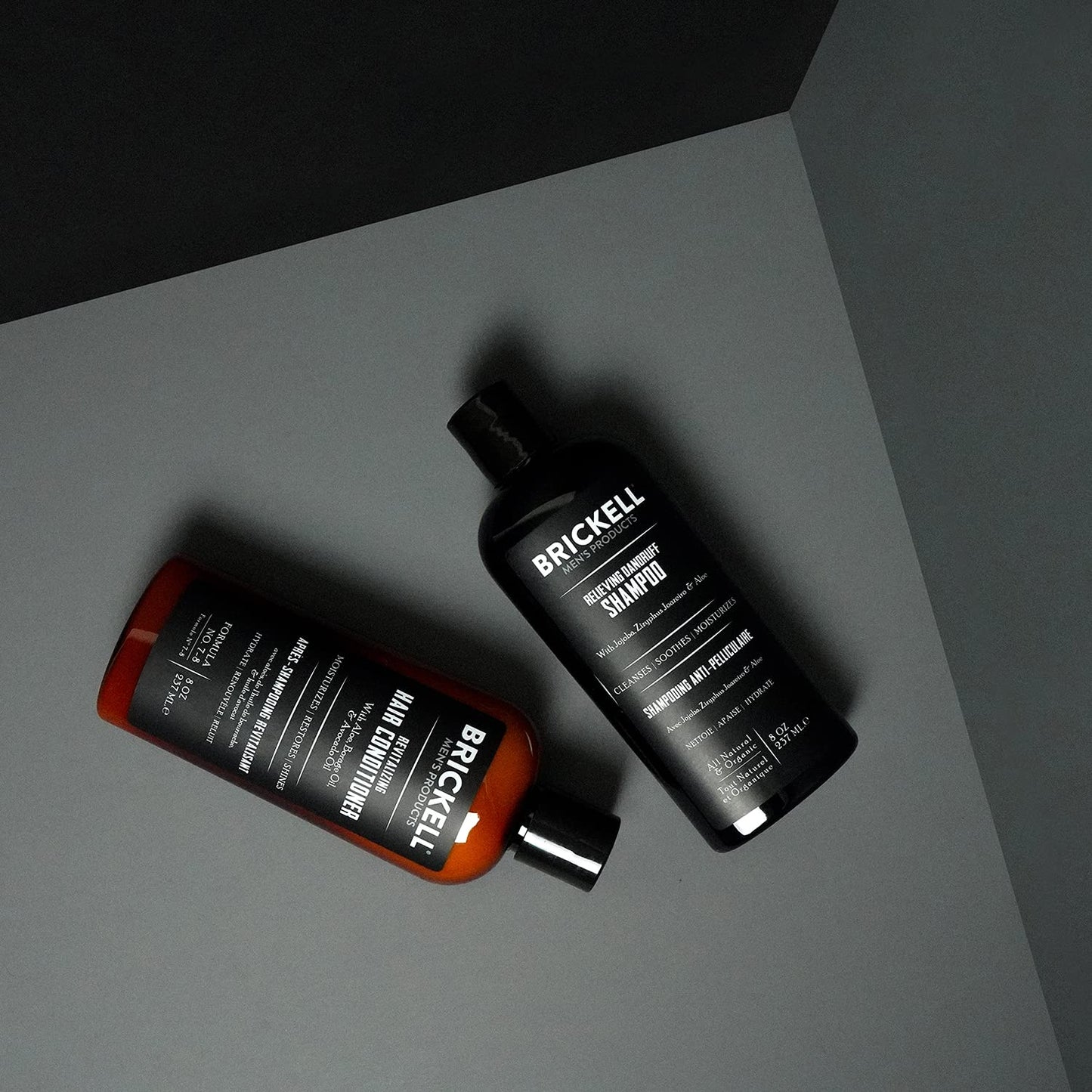 Brickell Men’S Daily Relieving Hair Care Routine, Dandruff Shampoo and Conditioner Set for Men, Ziziphus Joazeiro, Aloe and Jojoba Oil Shampoo, Strength and Volume Enhancing Conditioner, Natural and Organic (Mint, 2 X 8 Oz) Health & Beauty > Personal Care > Hair Care Brickell Men's Products   