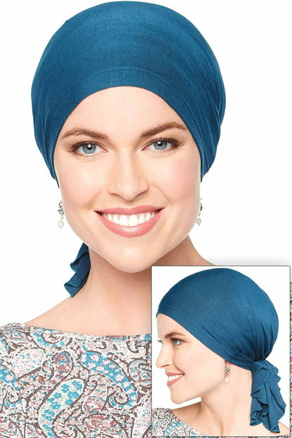 Cardani Headwear for Large Heads Large Viscose from Bamboo Slip on Scarf - Luxury Bamboo - Multi Paisley Apparel & Accessories > Clothing Accessories > Headwear Cardani   