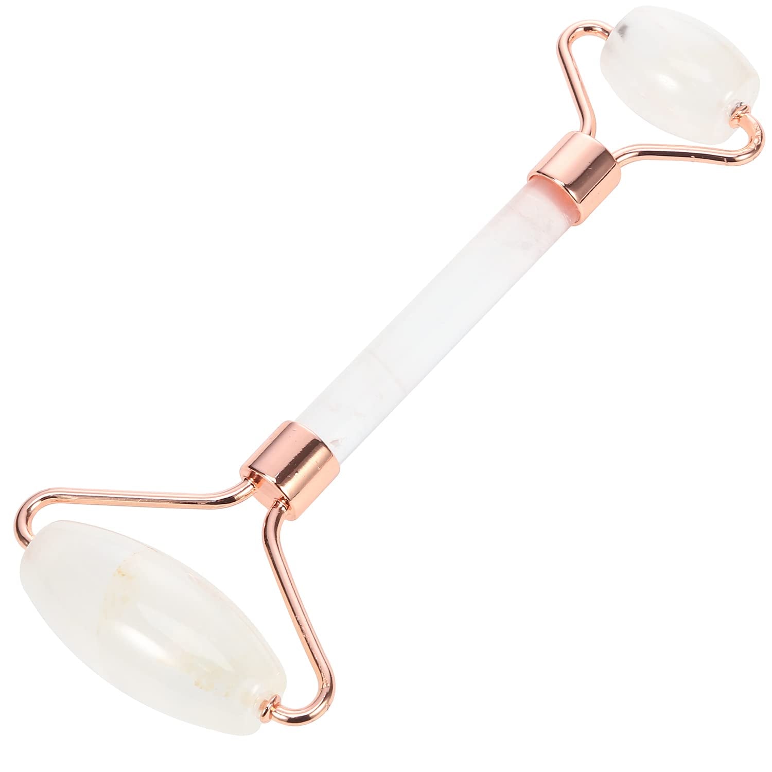 White Face Roller – Skin Care Tool Made of Clear Quartz – Facial Skin Care Products for Improved Circulation – Face Massager Compatible with All Skin Types – for a Fresh and Firm Looking Skin Health & Beauty > Personal Care > Cosmetics > Cosmetic Tools > Skin Care Tools C CRYSTAL LEMON   
