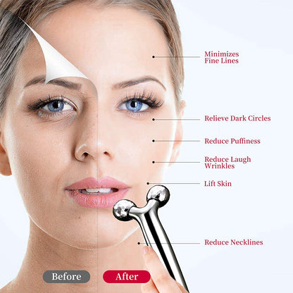 Face Roller Facial Roller Face Massager for Face Lift - Facial & Body Beauty Roller Skin Care Tool for Face, Eyes, Neck, Body Health & Beauty > Personal Care > Cosmetics > Cosmetic Tools > Skin Care Tools Sinikoro   