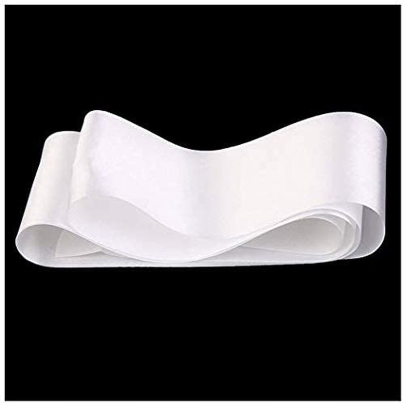 Teemico 24 Pack Blank Satin Sash Plain Sash for Wedding Party Decoration and DIY Accessory （White, 10Cm by 78Cm） Apparel & Accessories > Clothing Accessories > Sashes Teemico   