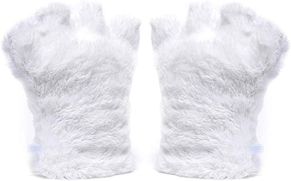 Odema Womens Winter Warm Gloves Cosplay Cat Paw All Cover Mittens for Girls Apparel & Accessories > Clothing Accessories > Gloves & Mittens Odema   