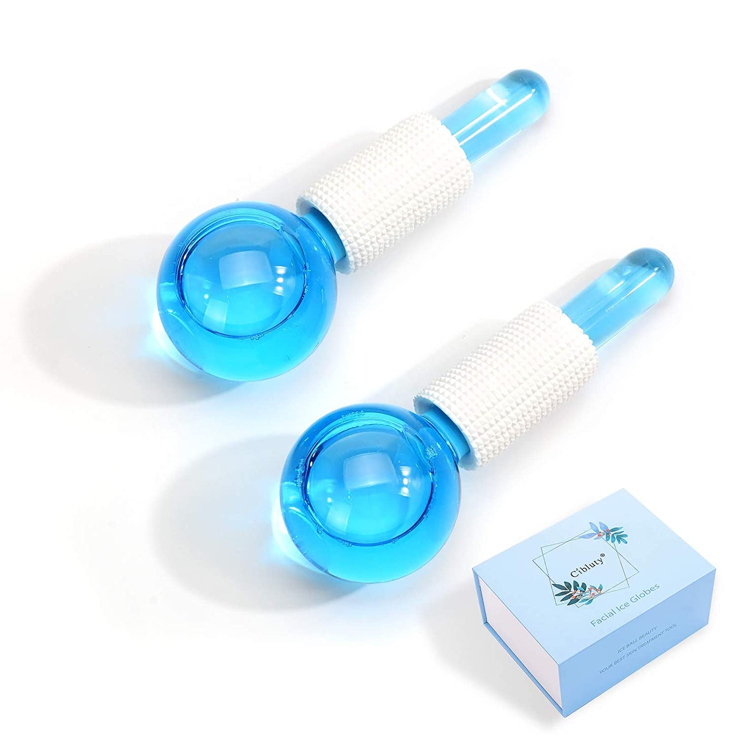CIBLUTY ICE GLOBES for FACIAL, 2 PCS Facial Globes for Massage Tool, Facial Roller Cold Skin Massagers, Tighten Skin, Reduce Puffiness and Dark Circles, Enhance Circulation Health & Beauty > Personal Care > Cosmetics > Cosmetic Tools > Skin Care Tools CIBLUTY   