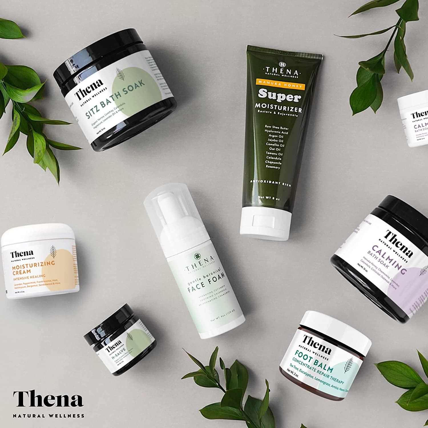 THENA Tree Oil Antifungal Cream Extra Strength Athletes Foot Balm Repair Dry Skin Cracked Feet & Heel Itch Relief Toenail Fungus Treatment Callus Ringworm for Humans Best Natural anti Fungal Foot Care Health & Beauty > Personal Care > Foot Care THENA Natural Wellness   