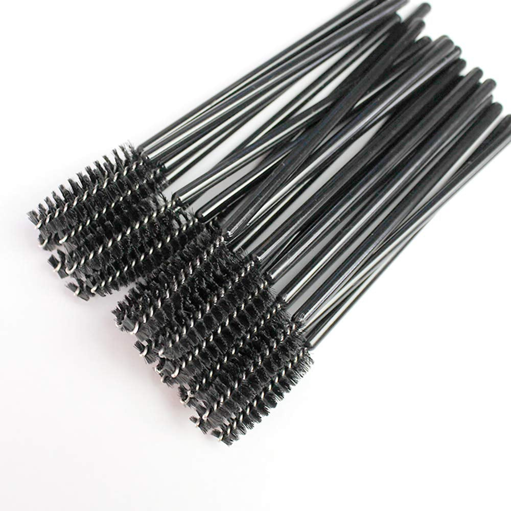 Eyelash Spoolie Brushes 100PCS Mascara Wands Eyebrow Brush Cleaner Applicator Makeup-Tools False Eyelashes Extension (100PCS BLACK BRUSHES) Health & Beauty > Personal Care > Cosmetics > Cosmetic Tools > Makeup Tools Generic   