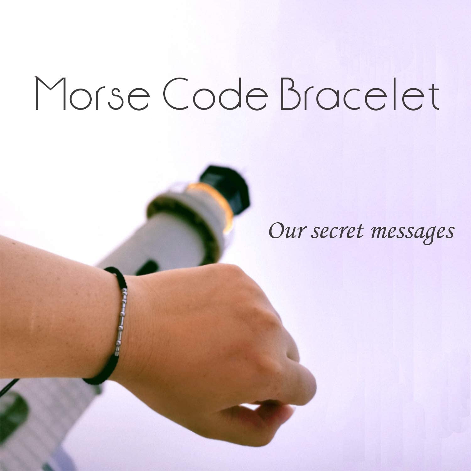 Shonyin Best Bitches Morse Code Bracelet Best Friend Gift for Women Funny Friendship Gift 2/3 PCS Christmas Friendsgiving Valentines Day Gift Apparel & Accessories > Jewelry > Bracelets Shonyin   